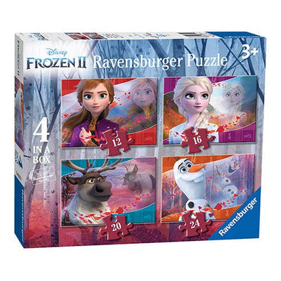 Frozen 4-i-1 puslespil