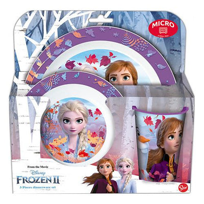 Frozen 3-delt spisesæt krus/skål/tallerken (Kommer som 3 løse dele)