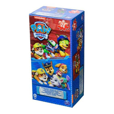 Paw patrol 2i1 puslespil med 24 brikker