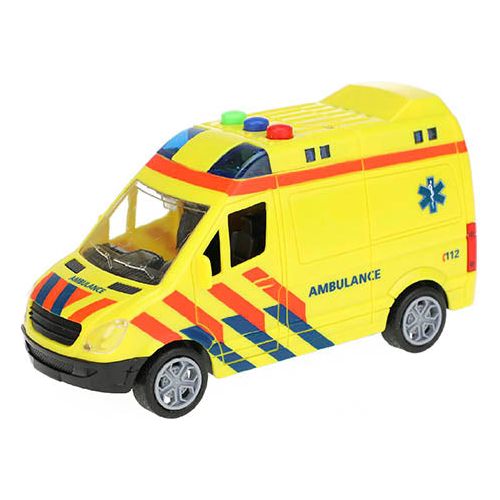 Ambulance med Lys/Lyd 15 cm