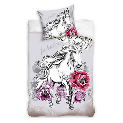 Unicorn Roses Senior Sengesæt 140x200 cm Voksen Sengetøj
