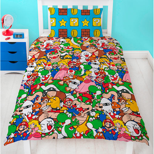 Super Mario Senior sengesæt 140x200 cm voksen sengetøj