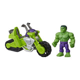 Hulk motorcykel med figur