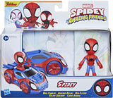 Spiderman figur+bil