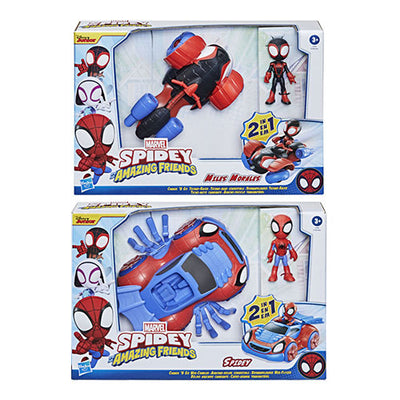 Spiderman køretøj 2i1 (vælg model)