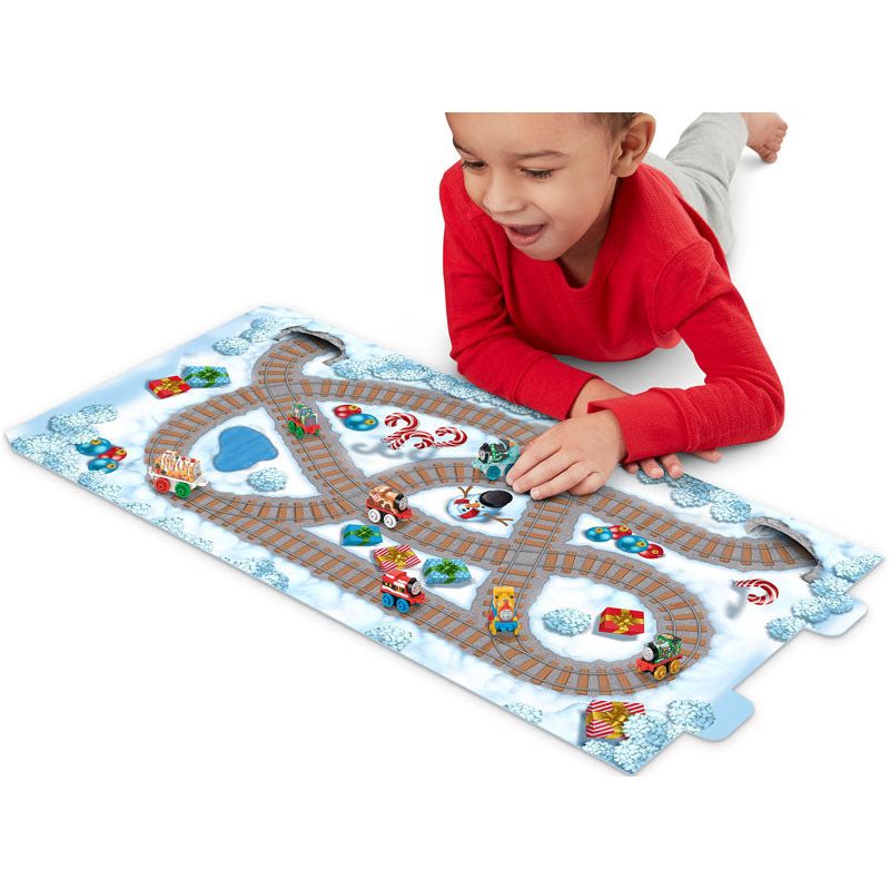Thomas Tog julekalender med 24 små tog
