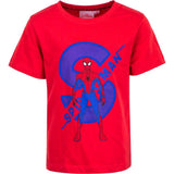 Spiderman t-shirt rød 3-8 år