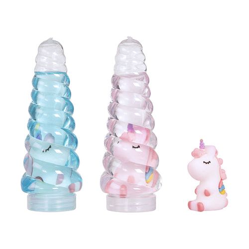 Unicorn horn med slim og figur