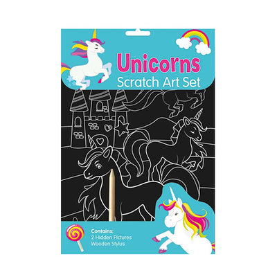Unicorn Scratch art set