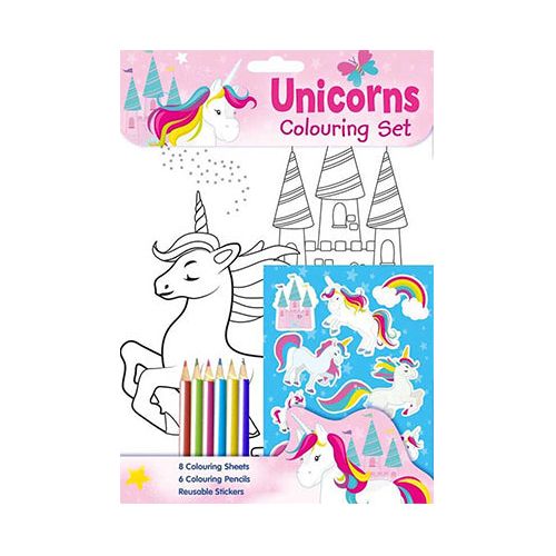 Unicorn kreativt malesæt