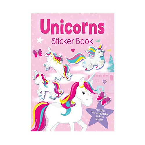 Unicorn klistermærke bog