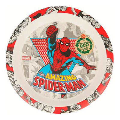 Spiderman ECO Bambus Tallerken 21 cm